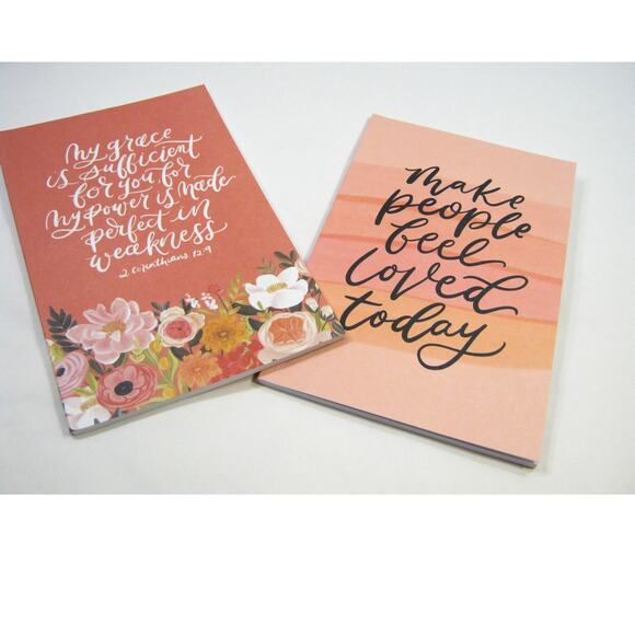 Set of 2 Religious Spiritual Motivational Travel Journals Notebooks Diary - Picture 3 of 5
